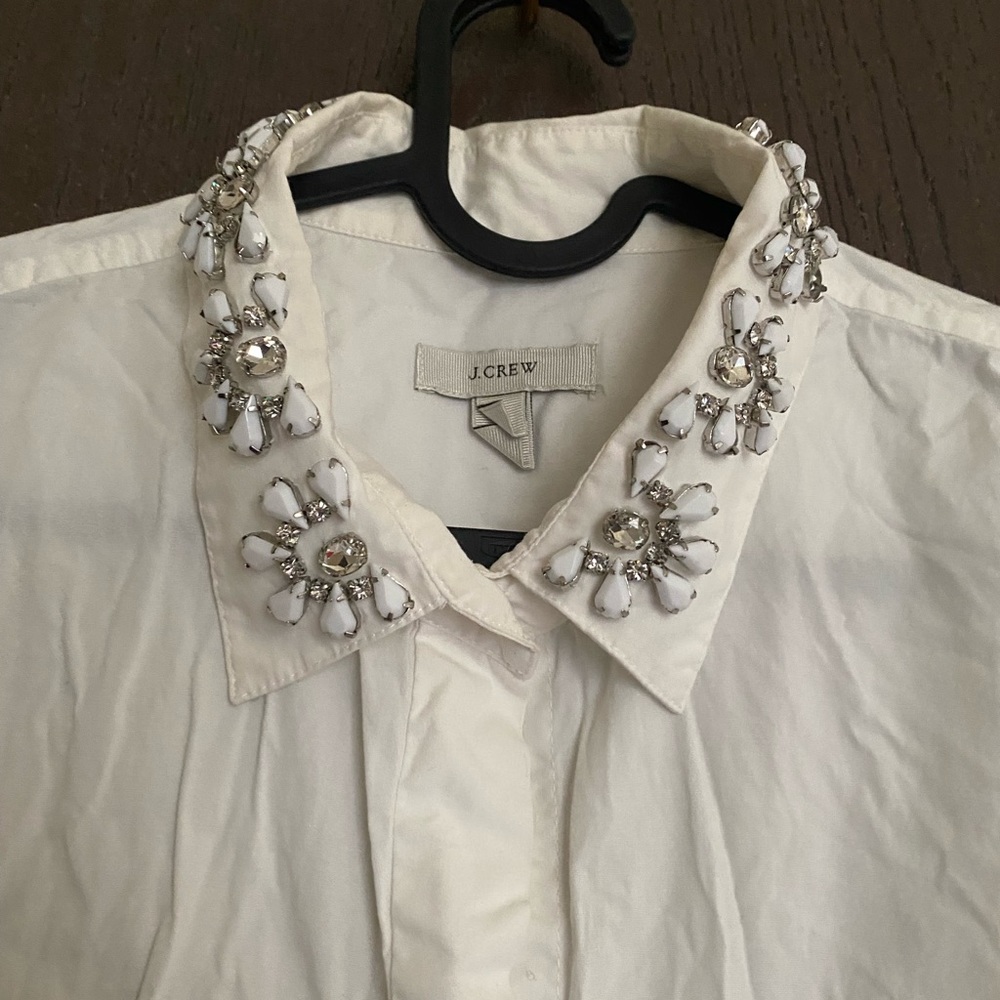 J Crew Button Down Tee-Shirt Size 12
